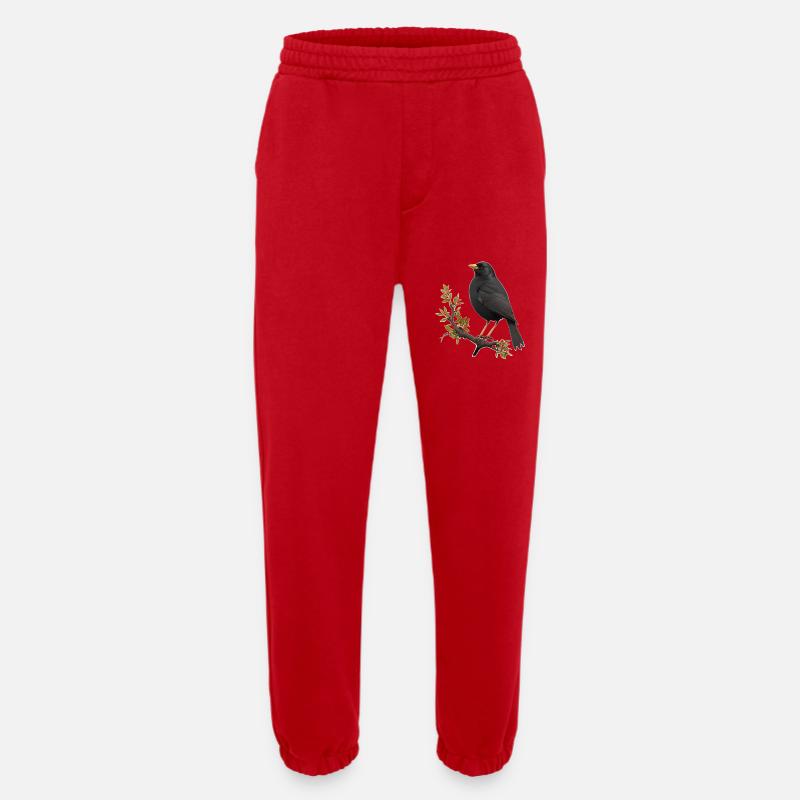 Amsel - Heavyweight Jogginghose - made by SPREAD  - Rot