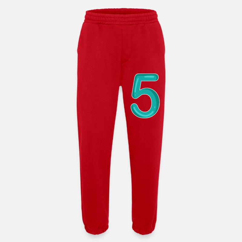 5 - Heavyweight Jogging Pants - made by SPREAD  - red