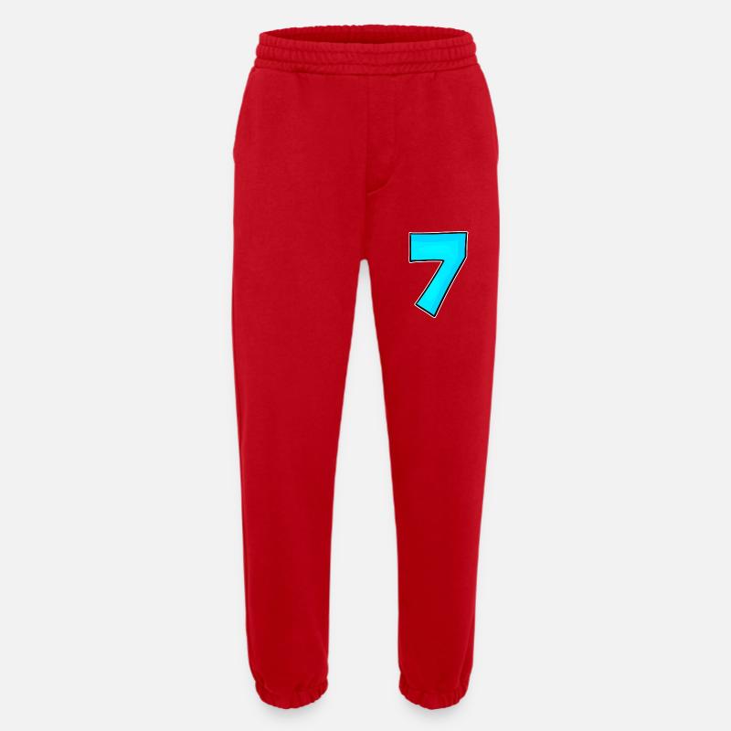 7 - Sieben - Heavyweight Jogginghose - made by SPREAD  - Rot
