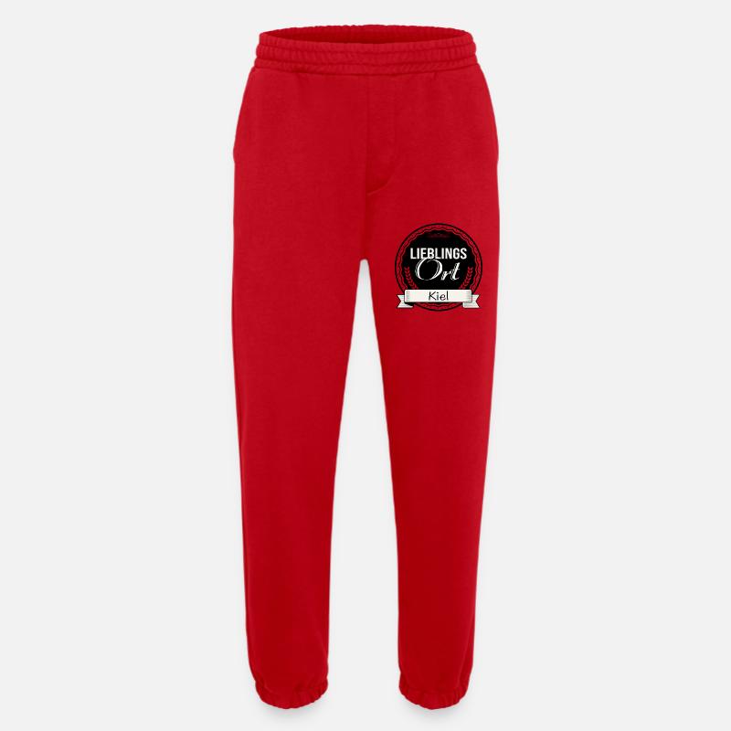 Lieblingsort Kiel - Heavyweight Jogginghose - made by SPREAD  - Rot