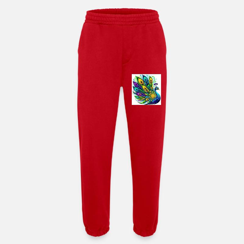 Pfau - Heavyweight Jogginghose - made by SPREAD  - Rot