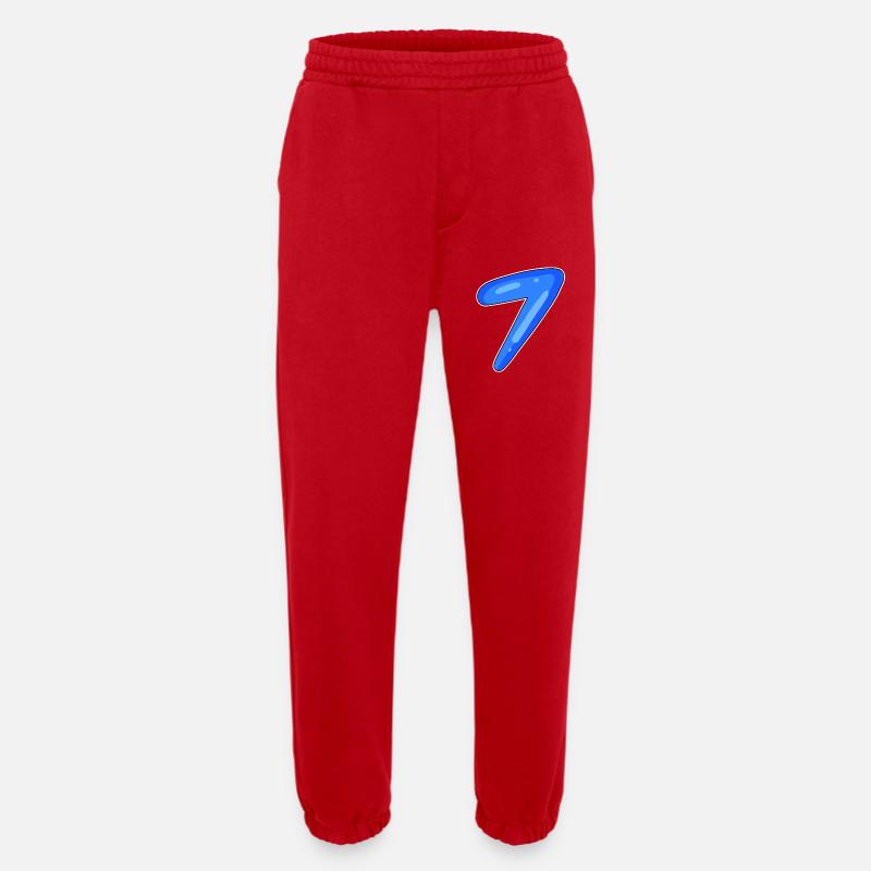 7 - Heavyweight Jogging Pants - made by SPREAD  - red