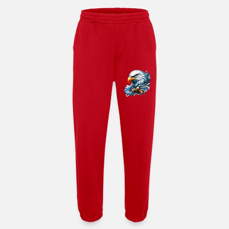 Adler - Heavyweight Jogginghose - made by SPREAD  - Rot