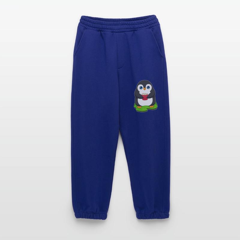 Pop-corn pingouin Pantalon de jogging bio épais fabriqué en UE