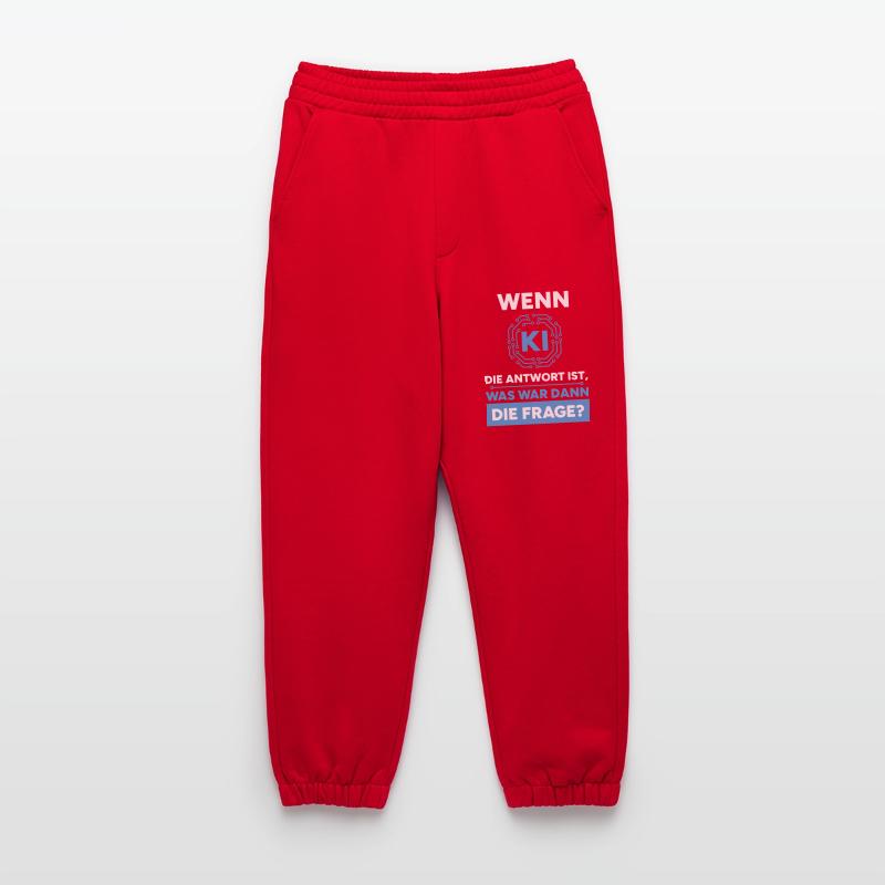 Artificial Intelligence Question Answer Saying Heavyweight Jogging Pants - made by SPREAD 