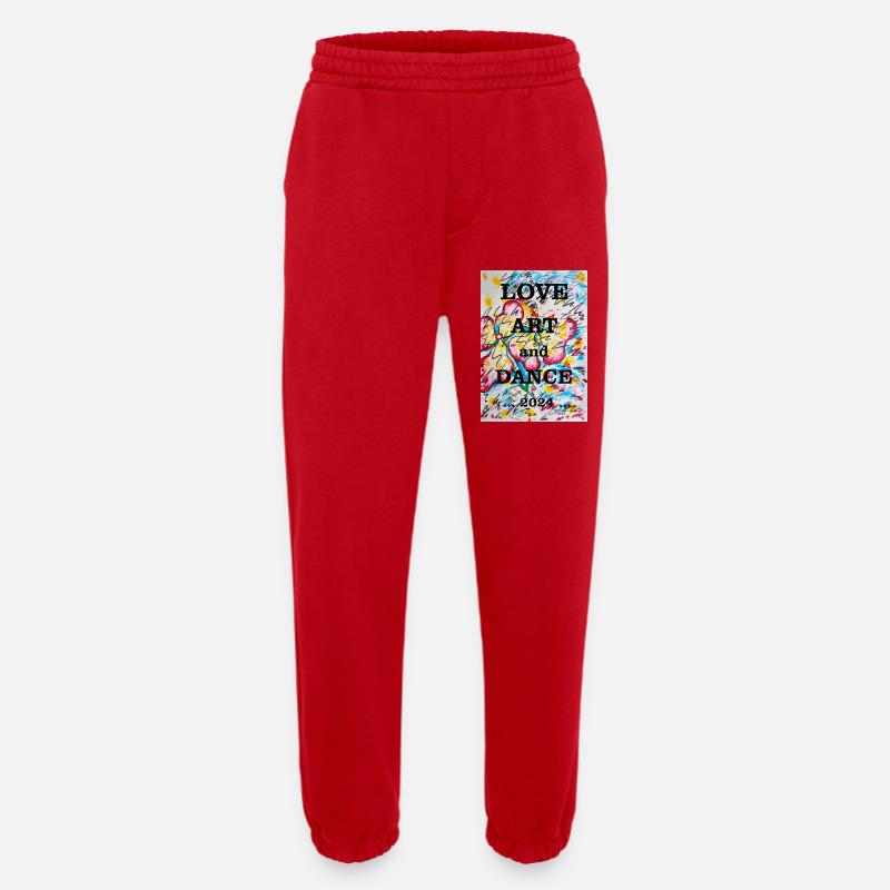 Blumenmädchen - Heavyweight Jogginghose - made by SPREAD  - Rot