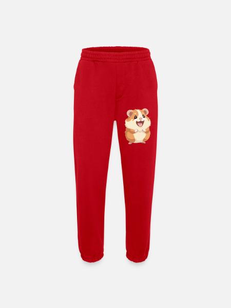 Hamster - Pantalon de jogging bio épais fabriqué en UE - rouge