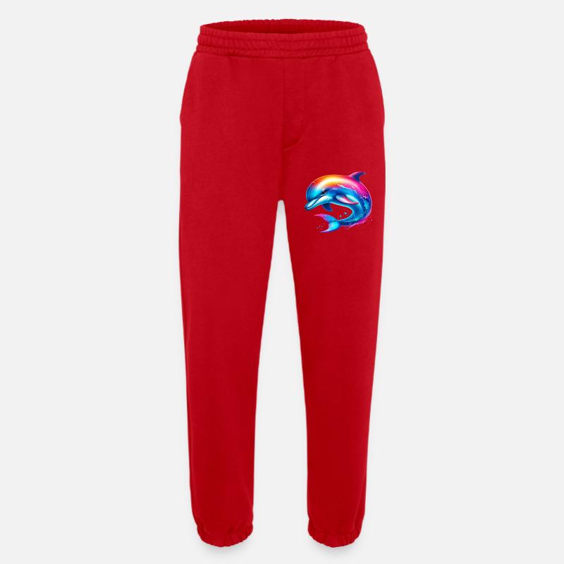 Delfin - Heavyweight Jogginghose - made by SPREAD  - Rot