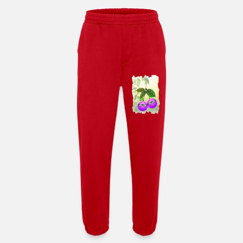 Brillenbeeren - Heavyweight Jogginghose - made by SPREAD  - Rot