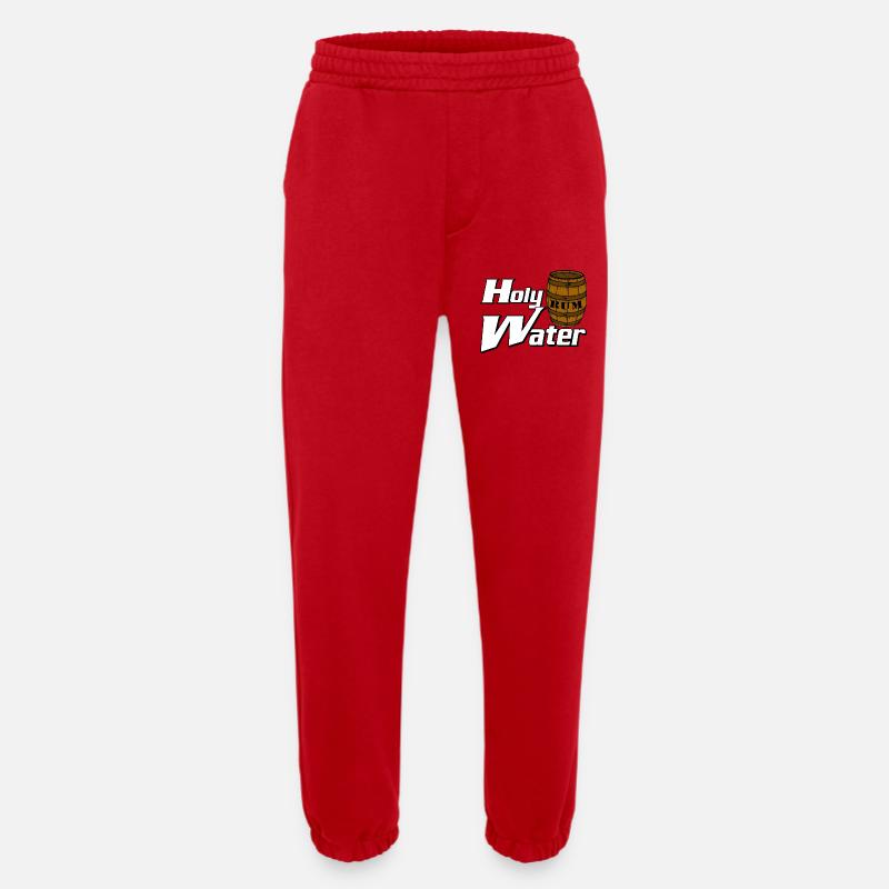 Holy Water Rum Barrel - Heavyweight Jogging Pants - made by SPREAD  - red