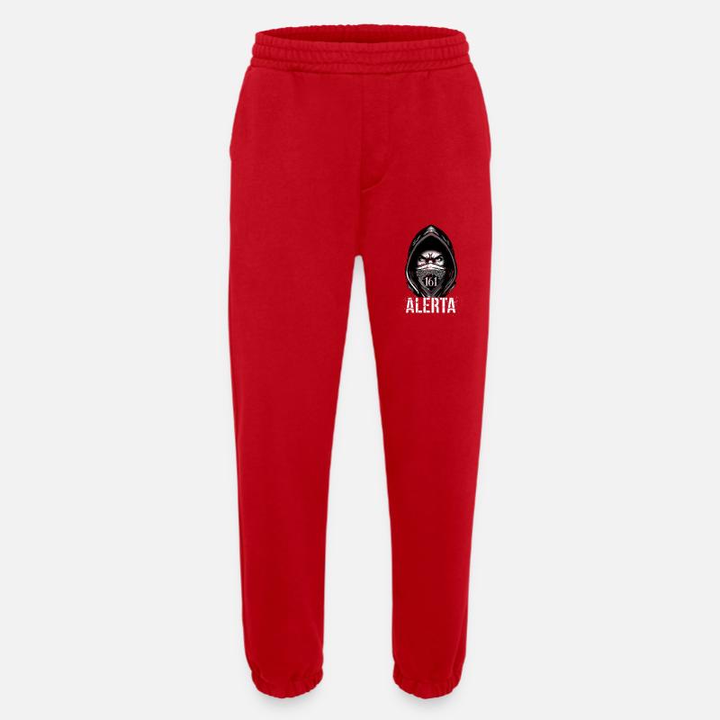 Alerta 161 | Aktivistisches Statement - Heavyweight Jogginghose - made by SPREAD  - Rot