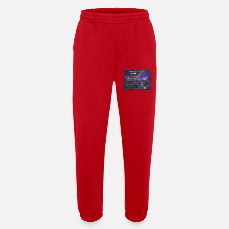 Kneipentour Accessoire Fun - Heavyweight Jogginghose - made by SPREAD  - Rot