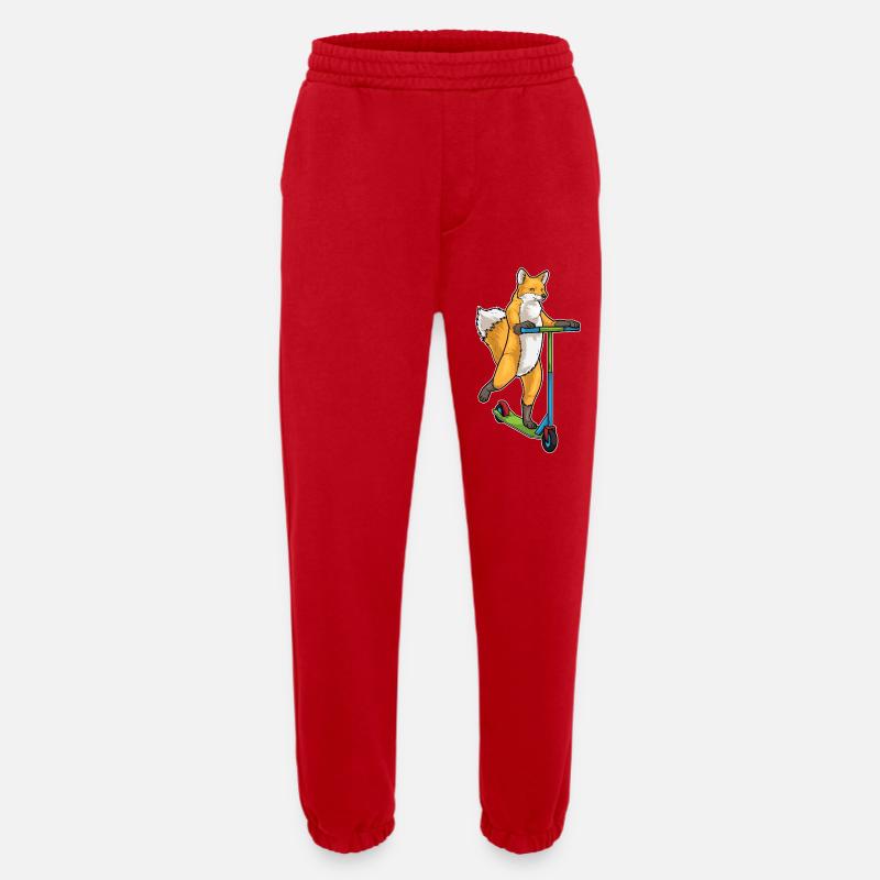 Fuchs Tretroller - Heavyweight Jogginghose - made by SPREAD - Rot