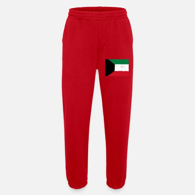 Flagge von Kuwait - Heavyweight Jogginghose - made by SPREAD  - Rot