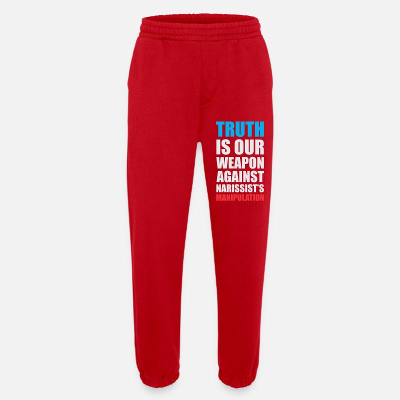 Empowering Truth Speech Bubble Design - Heavyweight Jogginghose - made by SPREAD  - Rot
