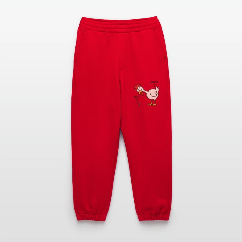 hen finding a nail Heavyweight Jogging Pants - made by SPREAD 