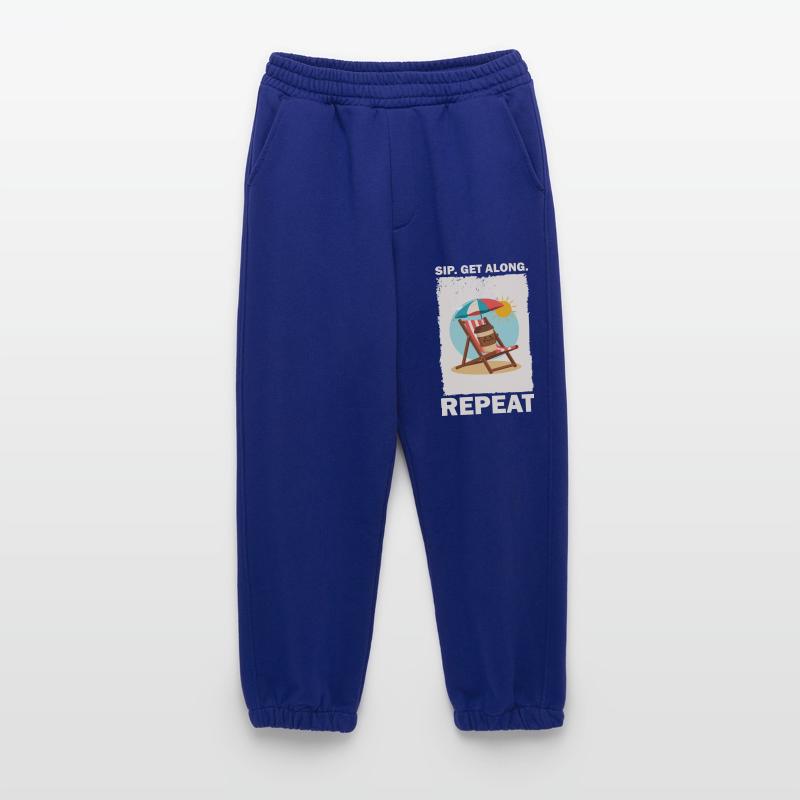 Conception de la dégustation de café à Sunny Beach Pantalon de jogging bio épais fabriqué en UE