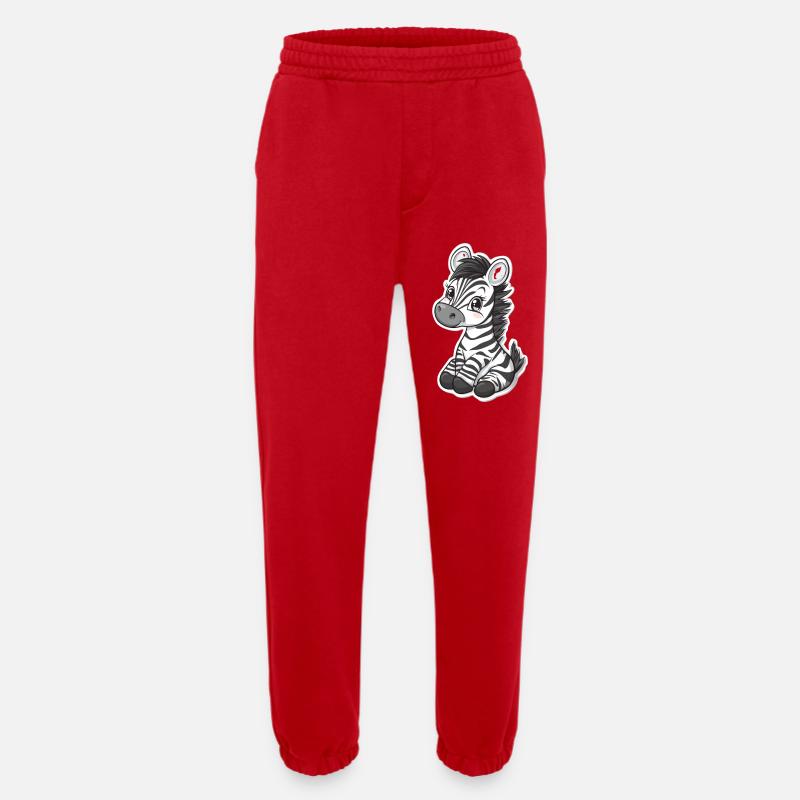 Zebra - Heavyweight Jogginghose - made by SPREAD - Rot