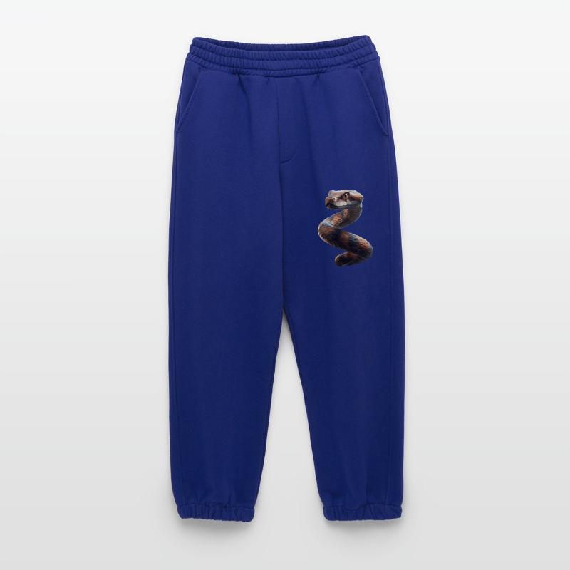serpent, python, cobra, serpent à sonnettes, serpents Pantalon de jogging bio épais fabriqué en UE