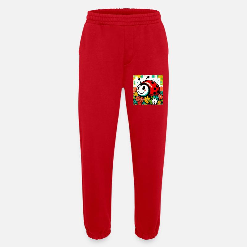 Marienkäfer - Heavyweight Jogginghose - made by SPREAD  - Rot