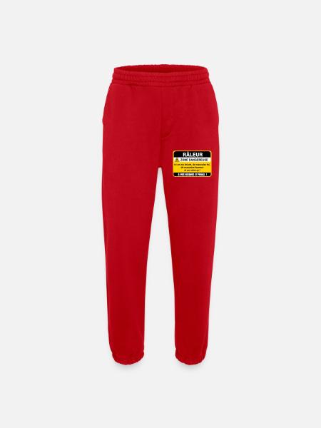 Complaining Danger Zone - Heavyweight Jogging Pants - made by SPREAD - red