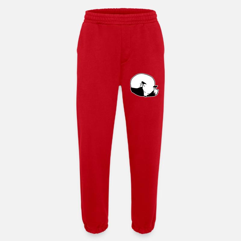 Fuchs schlafend: Niedlich, Kawaii & Comic Stil - Heavyweight Jogginghose - made by SPREAD  - Rot