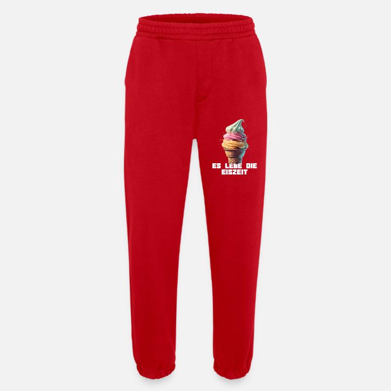 Es lebe die Eiszeit - Waffel - Heavyweight Jogging Pants - made by SPREAD  - red
