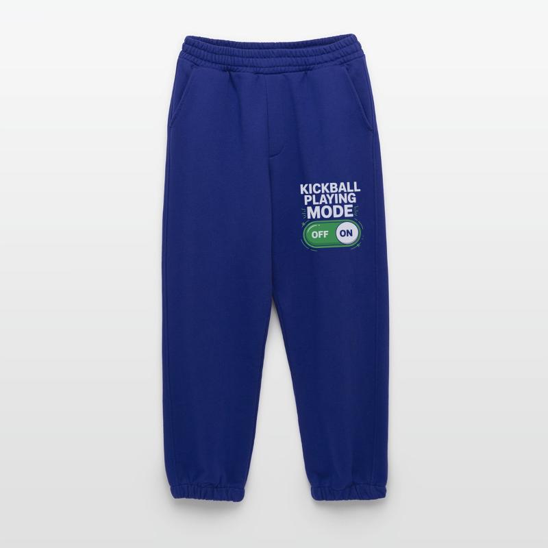Mode de jeu Kickball activé désactivé Pantalon de jogging bio épais fabriqué en UE