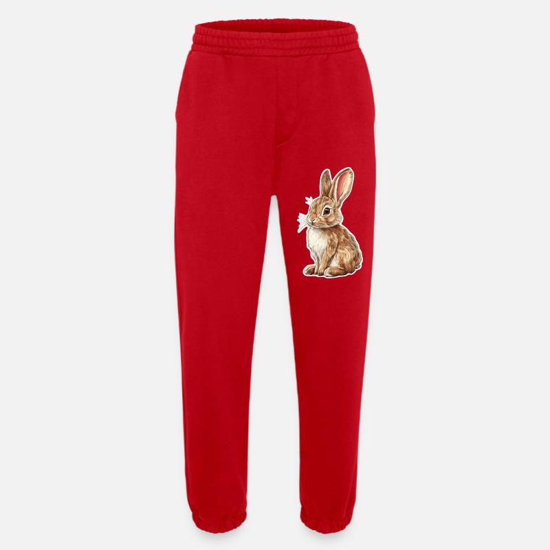 Hase - Heavyweight Jogginghose - made by SPREAD  - Rot