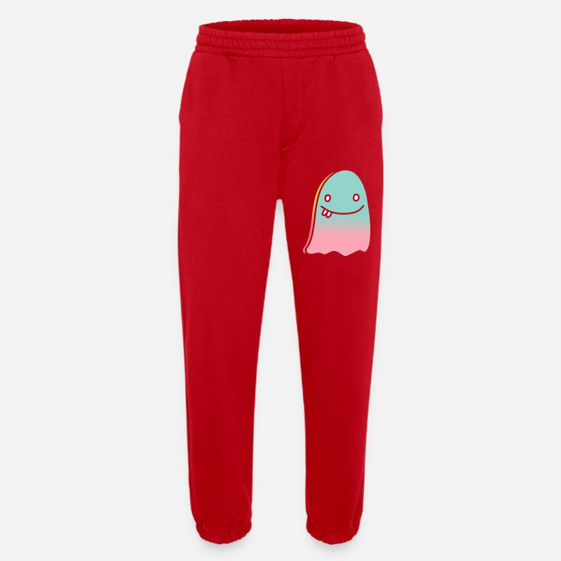 Geist doodle gradient - Heavyweight Jogginghose - made by SPREAD  - Rot