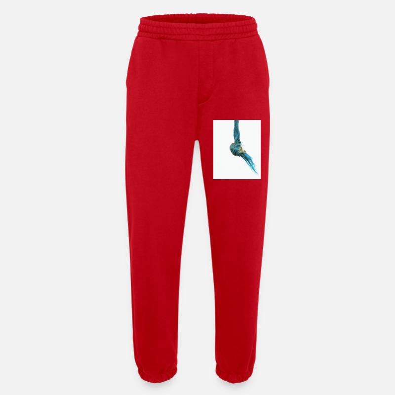 Ich bin ein ausgefranster Knoten - Heavyweight Jogginghose - made by SPREAD  - Rot