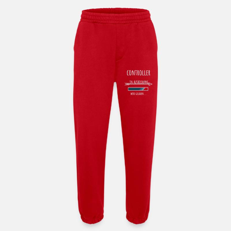 Controlling Studium Beruf Ausbildung Controller - Heavyweight Jogginghose - made by SPREAD  - Rot