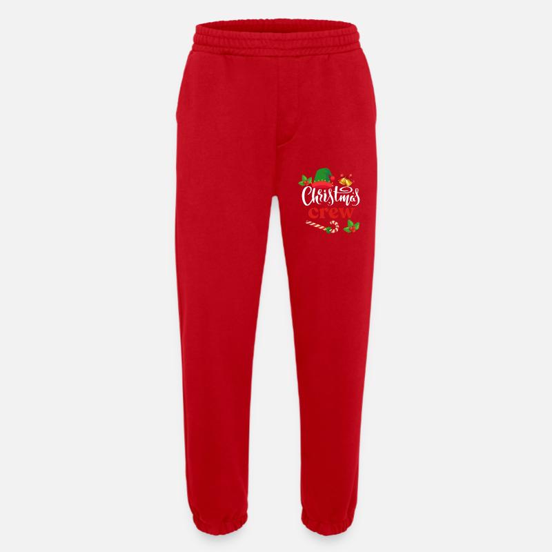 Weihnachts-Crew - Heavyweight Jogginghose - made by SPREAD  - Rot