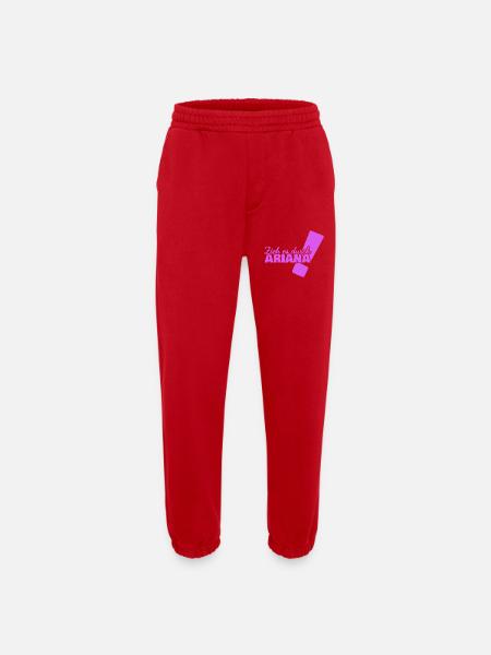 Gift for Ariana - Heavyweight Jogging Pants - made by SPREAD - red