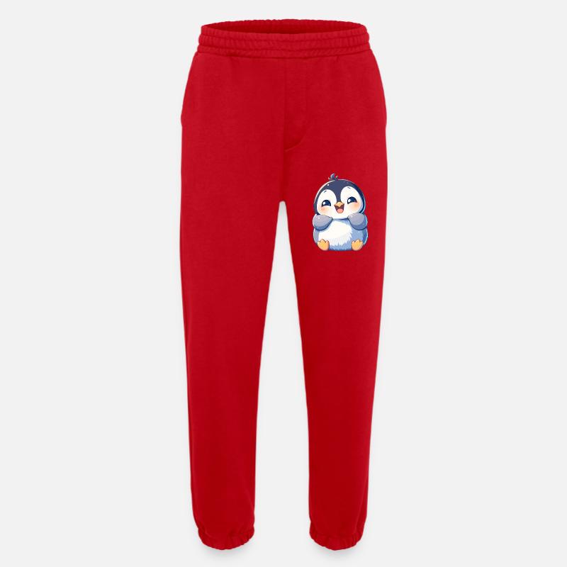 Pinguine Pinguin - Heavyweight Jogginghose - made by SPREAD  - Rot