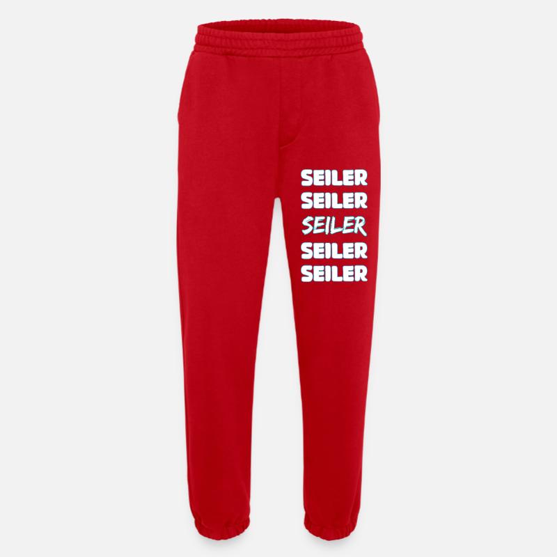 Job Seiler - Heavyweight Jogginghose - made by SPREAD  - Rot
