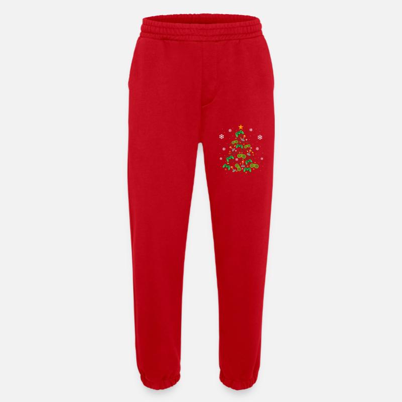 Weihnachtsbaum Controller Gaming Lover Gamer - Heavyweight Jogginghose - made by SPREAD  - Rot