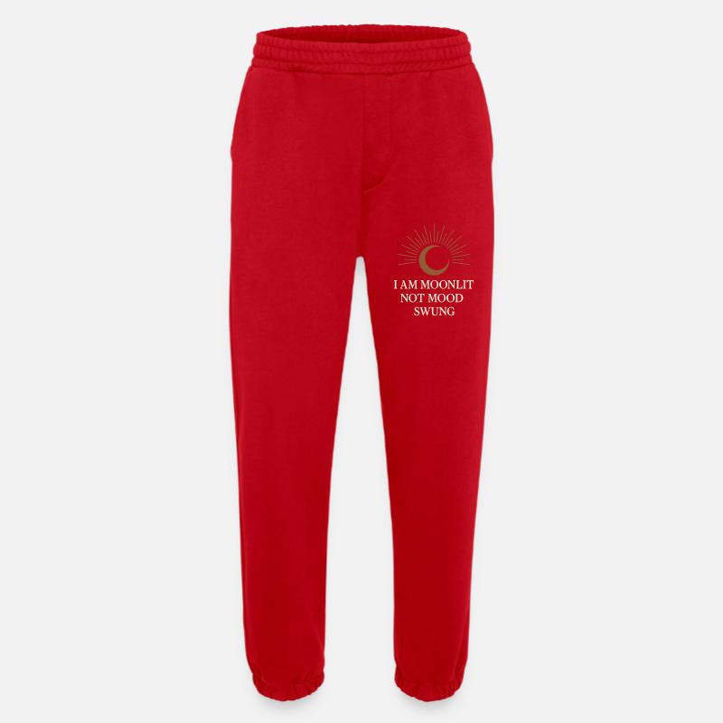Moon Cycle Moon Goddess Intentionally - Heavyweight Jogging Pants - made by SPREAD - red