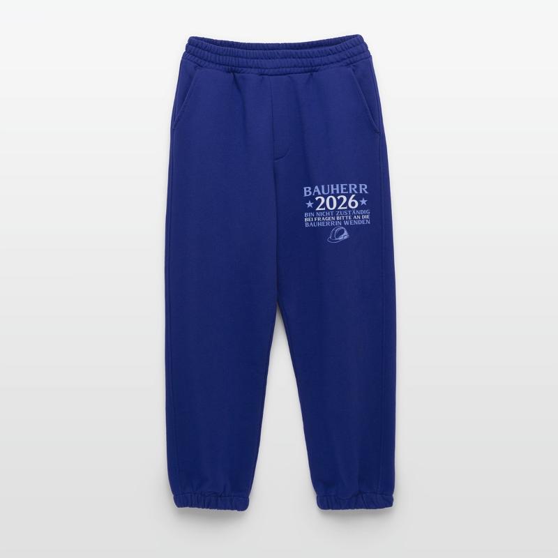 Constructeur 2026 Je ne suis pas responsable - construction de maison Pantalon de jogging bio épais fabriqué en UE