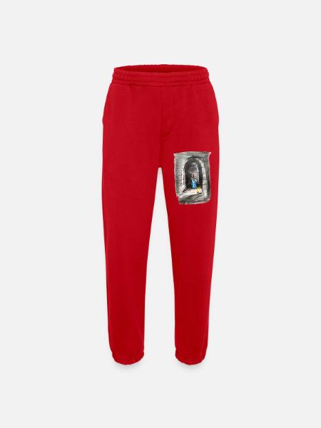 Torbogen-Maiden-Laternenlicht - Heavyweight Jogginghose - made by SPREAD - Rot