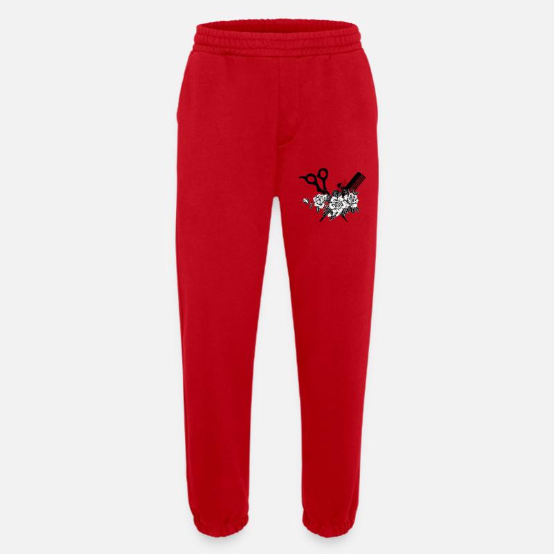 Idee für ein Friseurgeschenk - Heavyweight Jogginghose - made by SPREAD  - Rot