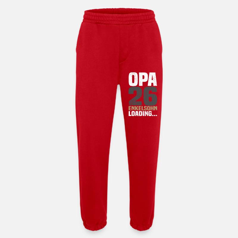 Opa 2026 - Heavyweight Jogginghose - made by SPREAD  - Rot