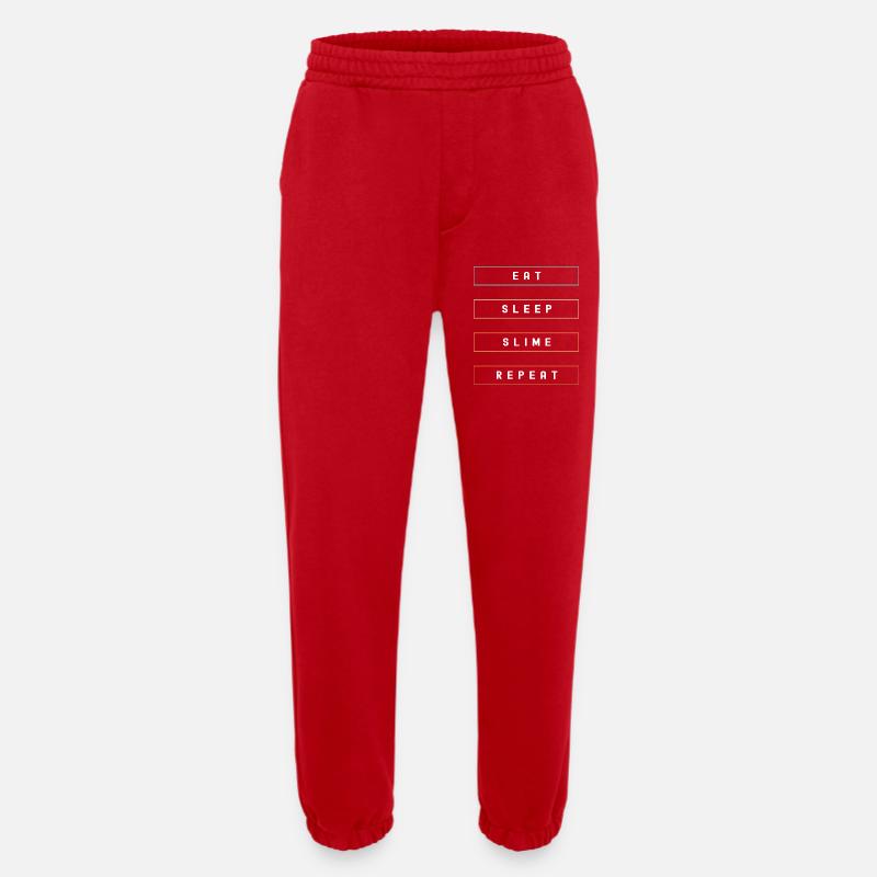 Slime Schleim Schleimig - Heavyweight Jogginghose - made by SPREAD  - Rot