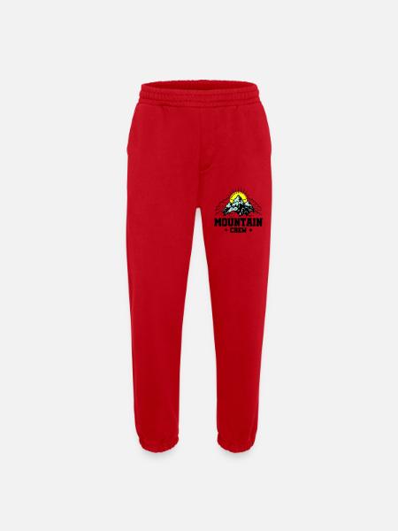 Mountain Crew Mountains - Heavyweight Jogging Pants - made by SPREAD  - red