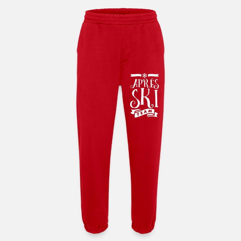 Après Ski Team  - Heavyweight Jogginghose - made by SPREAD  - Rot