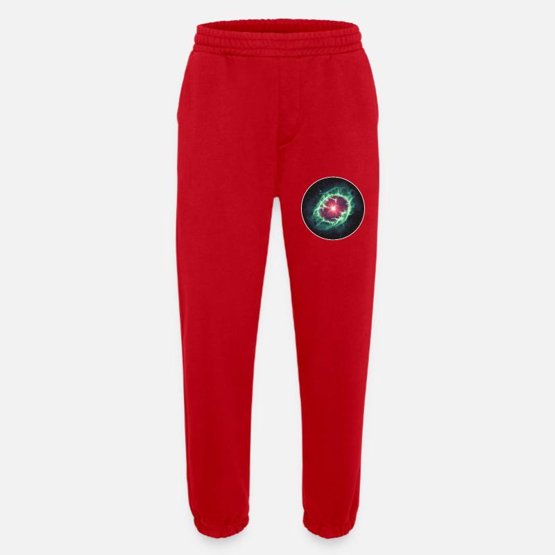 Astronomy Space Planetary Nebula Shell - Heavyweight Jogging Pants - made by SPREAD  - red