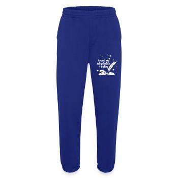 Poésie Slam Ink Stimulation Slam Poésie - Pantalon de jogging bio épais fabriqué en UE - Iconic Blue - Devant