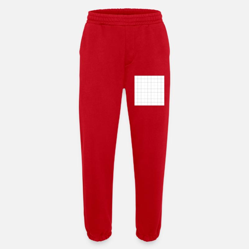 Sudoku blanko Raster - Heavyweight Jogginghose - made by SPREAD  - Rot