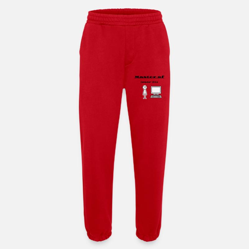 Master der Computerfähigkeiten - Heavyweight Jogginghose - made by SPREAD  - Rot