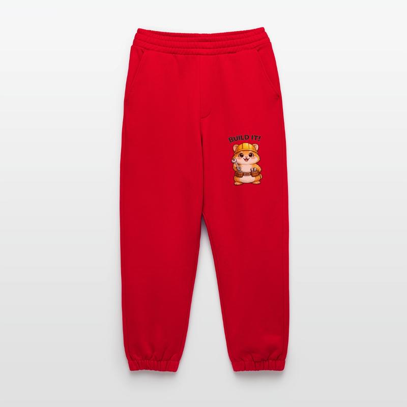 Construction trolley: construction helmet and tools Heavyweight Jogging Pants - made by SPREAD 